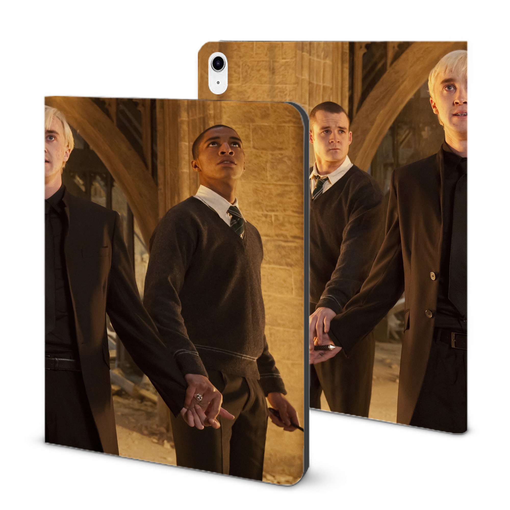 （画像用） Harry Potter ハリー・ポッターシリーズ IPad ケース ブック型 PUレザー TPU 耐衝撃 軽量 薄型 ペン収納なし 全面保護 IPad 各モデル対応